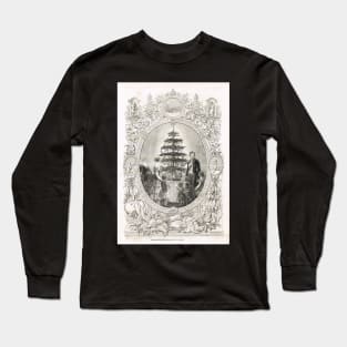 Victoria & Albert & Christmas Tree 1848 Long Sleeve T-Shirt